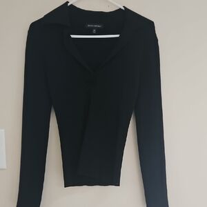Banana Republic Black Button Down Shirt